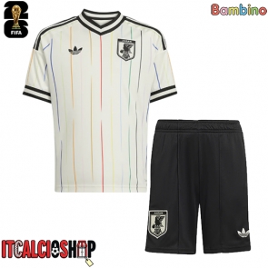 Giappone Seconda Maglia Bambino Mondiali 2026 Manica Corta (+ Pantaloni corti)